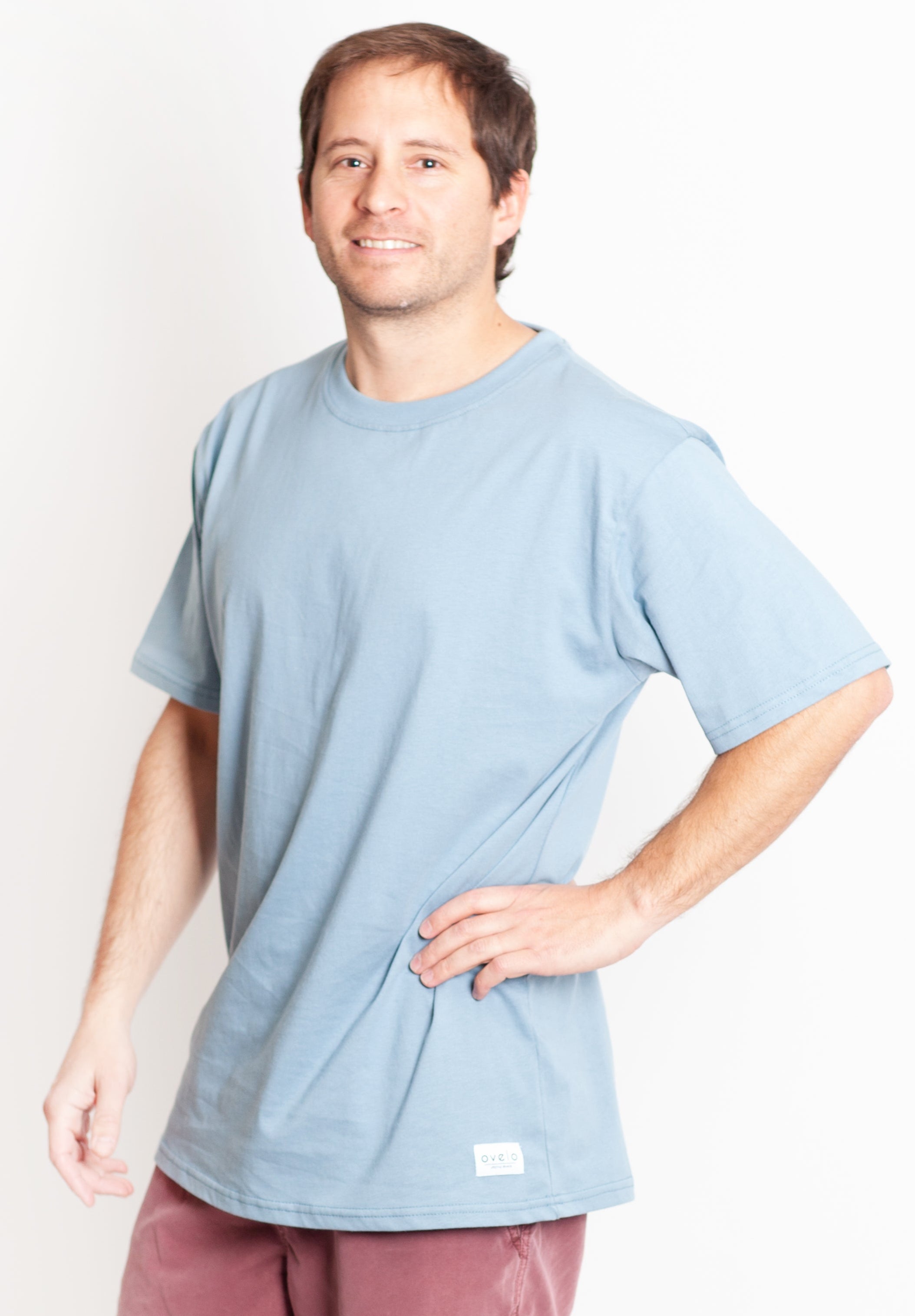 Polera Manga Corta Plain Petrol